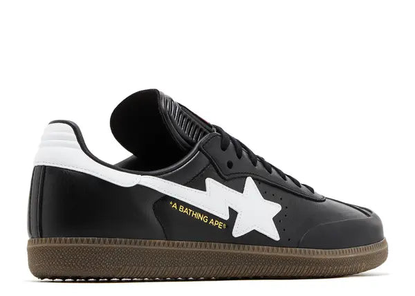 Adidas Samba Bape Black White Gum Back