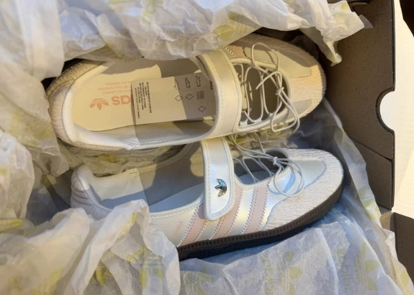 Adidas Samba Jane Cloud White Pink Outfit