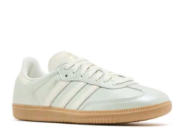 Adidas Samba OG Linen Green Metallic Front
