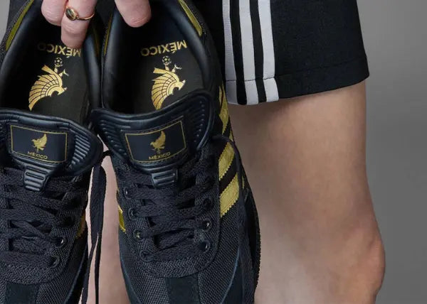 Adidas Samba OG Mexico Black Gold Metallic Outfit