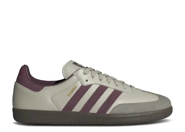 Adidas Samba OG Putty Grey Maroon