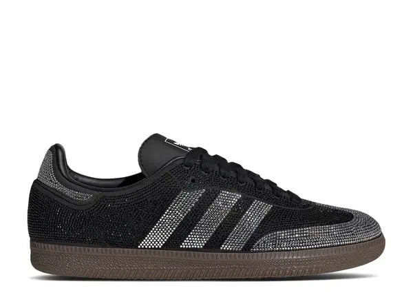 Adidas Samba OG Rhinestone Black Silver Side