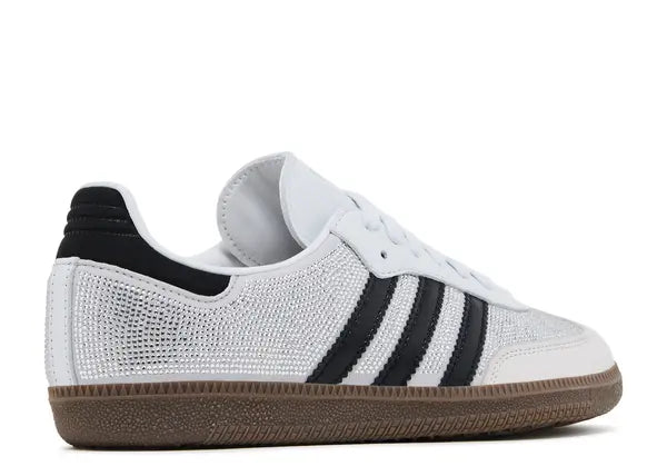 Adidas Samba OG Rhinestone Crystal White Silver Back