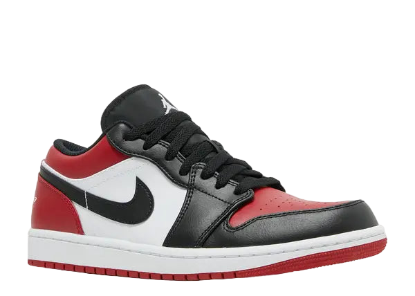 Jordan 1 Low Bred Toe Front