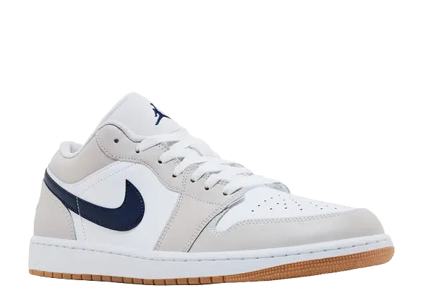 Jordan 1 Low Midnight Navy Neutral Grey Front