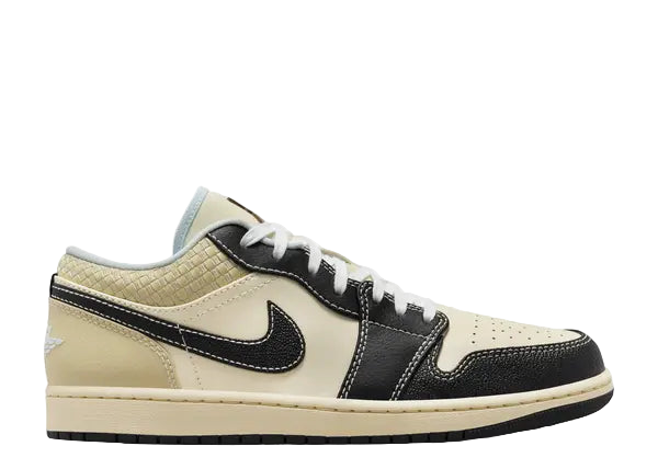 Jordan 1 Low SE Coconut Milk Black Muslin