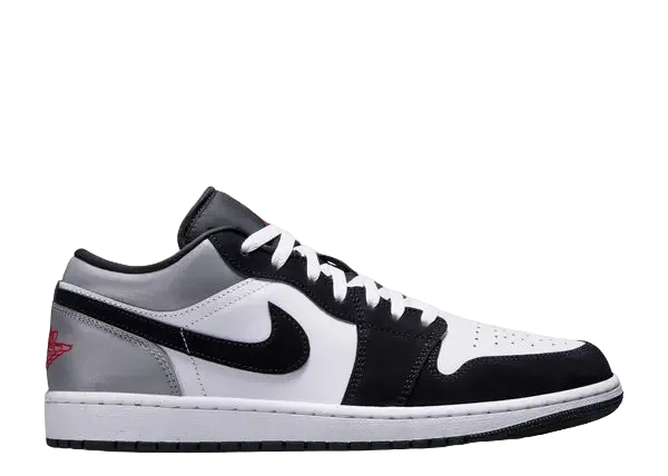 Jordan 1 Low SE White Fire Red Black Matte Silver