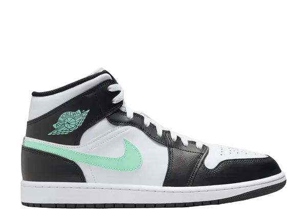 Jordan 1 Mid Green Glow Side