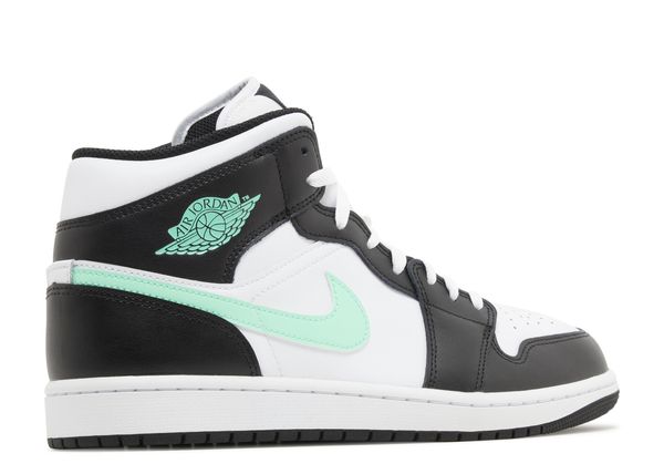 Jordan 1 Mid Green Glow Back