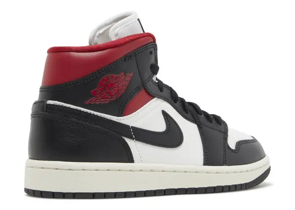 Jordan 1 Mid Gym Red Panda Back