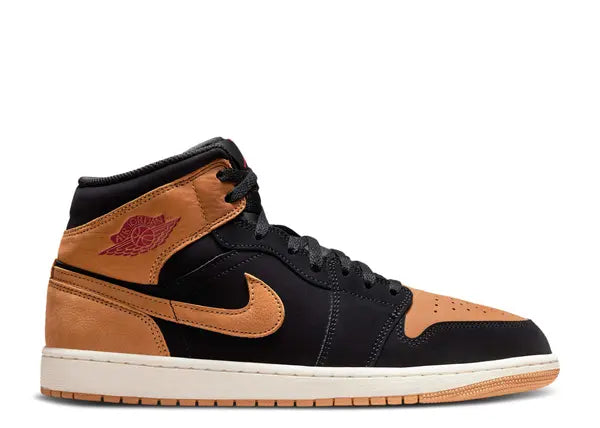Jordan 1 Mid SE Black Flax