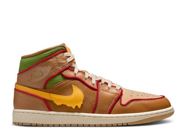 Jordan 1 Mid SE Cheeseburger