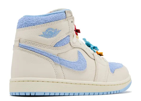Jordan 1 Retro High OG Pale Ivory Psychic Blue Back