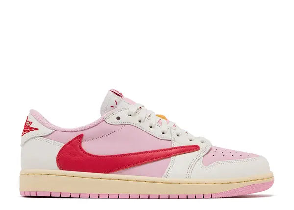 Jordan 1 Retro Low OG SP Travis Scott Sail Tropical Pink Side