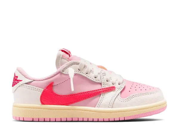 Jordan 1 Retro Low OG SP Travis Scott Sail Tropical Pink (PS)
