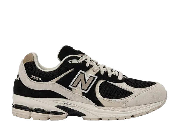 New Balance 2002R Black Beige Tan