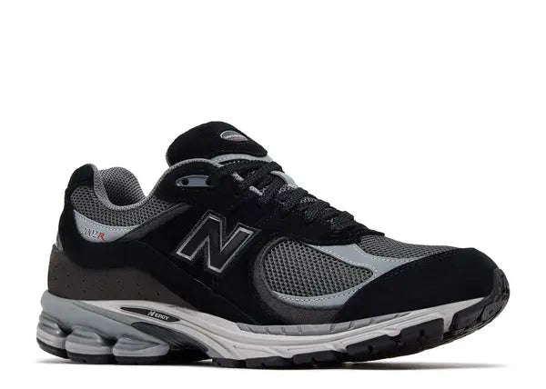 New Balance 2002R Black Castlerock Grey Front