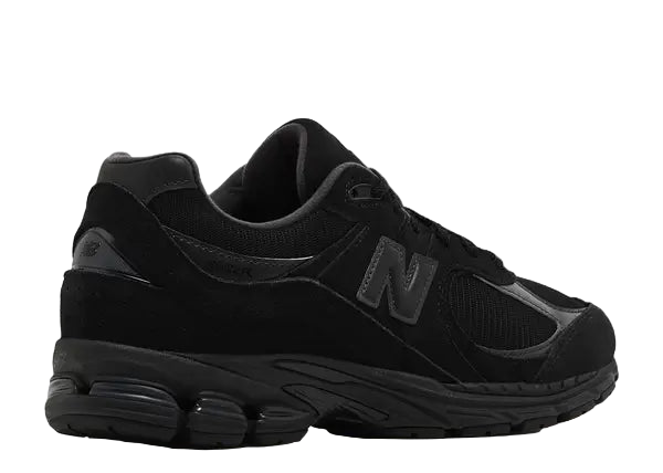 New Balance 2002R Triple Black Suede Back
