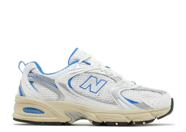 New Balance 530 White Blue Oasis Side