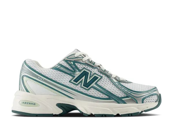 New Balance 740v2 White March Green Side