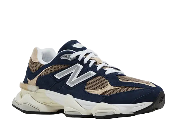 New Balance 9060 Navy Mushroom Front