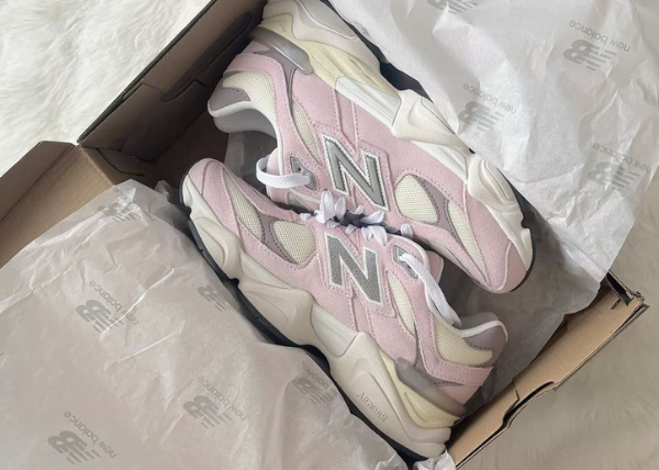 New Balance 9060 Rose Sugar Angora Outfit 1