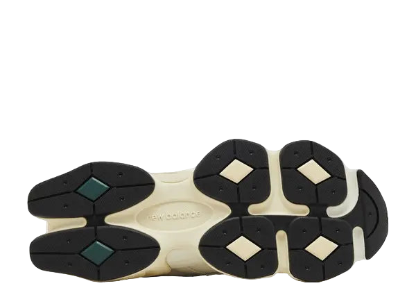 New Balance 9060 Sea Salt Yellow Bottom