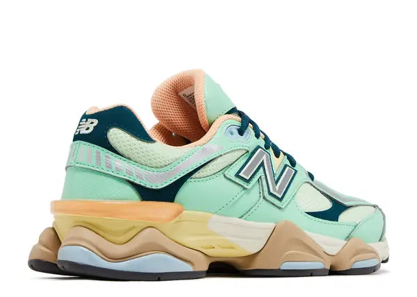 New Balance 9060 Sweetgrass Deep Ocean Back