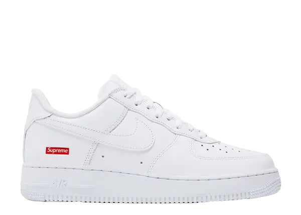 Nike Air Force 1 Supreme White Side