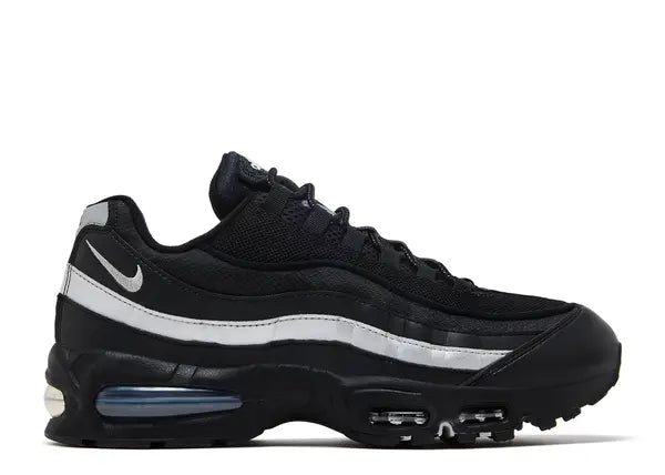 Nike Air Max 95 OG Big Bubble Black White Metallic Silver Side