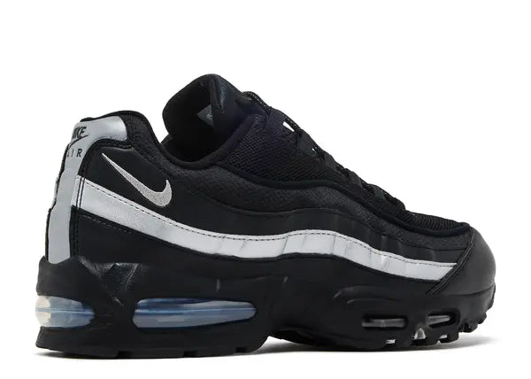 Nike Air Max 95 OG Big Bubble Black White Metallic Silver Back