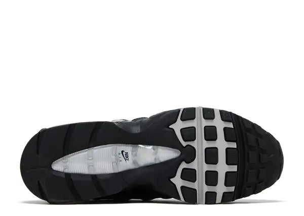 Nike Air Max 95 OG Big Bubble Black White Metallic Silver Bottom