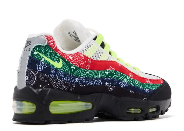Nike Air Max 95 OG Big Bubble Neon Paisley Bandana Back