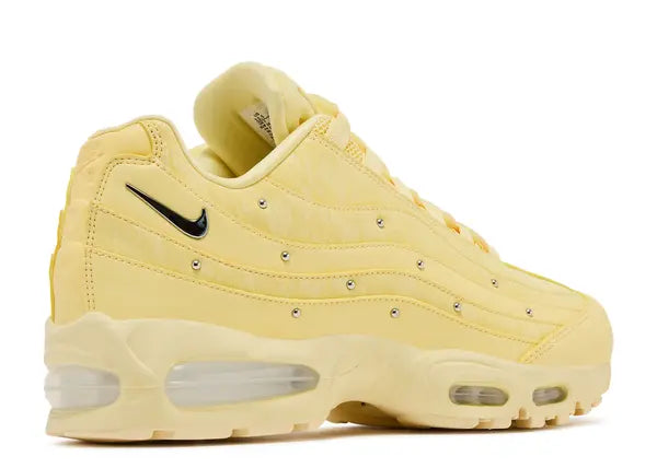 Nike Air Max 95 Soft Yellow Silver Studded Back