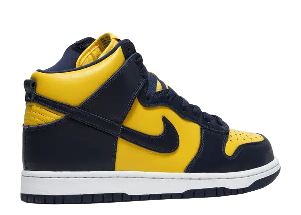 Nike Dunk High Michigan Back