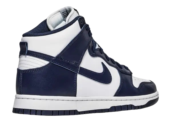 Nike Dunk High Midnight Navy Back