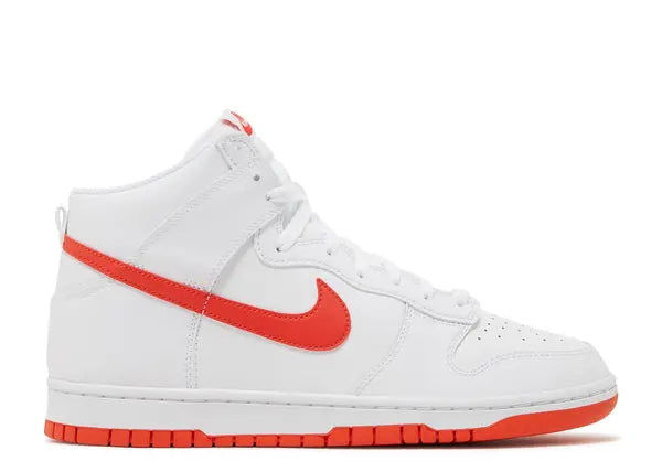 Nike Dunk High White Picante Red Side