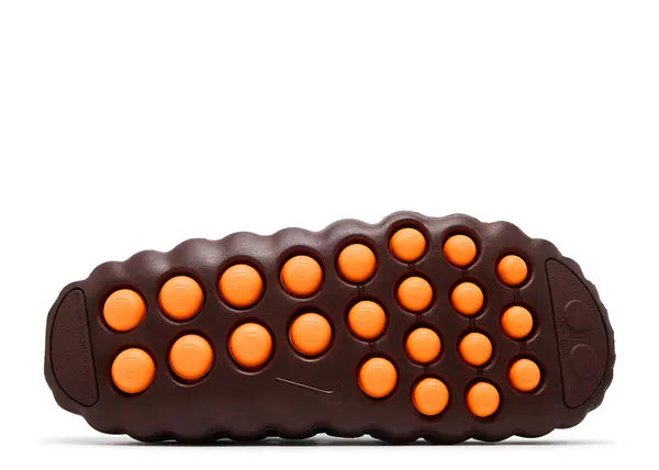 Nike Mind 001 Flyknit Slide Bronze Eclipse Total Orange Bottom