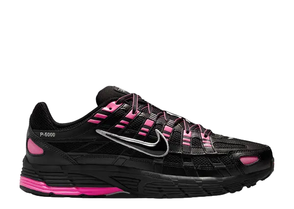 Nike P-6000 Pink Blast Metallic Silver Black Side