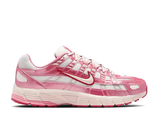 Nike P-6000 White Silt Red Peony