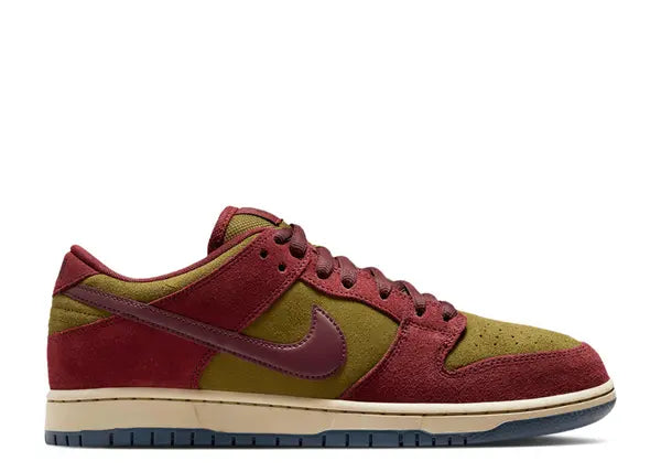 Nike SB Dunk Low Dark Team Red Olive Flak Side