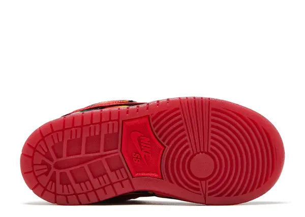 Nike SB Dunk Low The Wizard of Oz Poppy Field (TD) Bottom