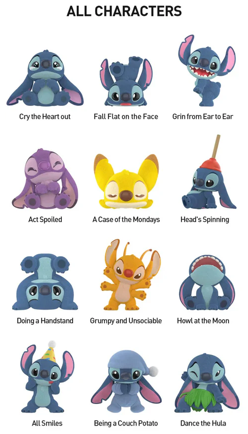 Pop Mart Disney Stitch Little Emotions Series Case (12 Blind Box)