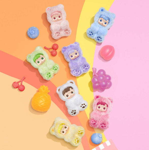 Pop Mart HACIPUPU Gummy Bear Case (6 Blind Box)