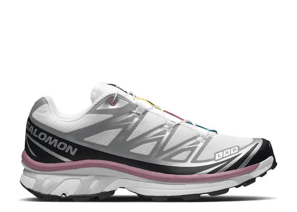 Salomon XT-6 White Black Dusky Orchid
