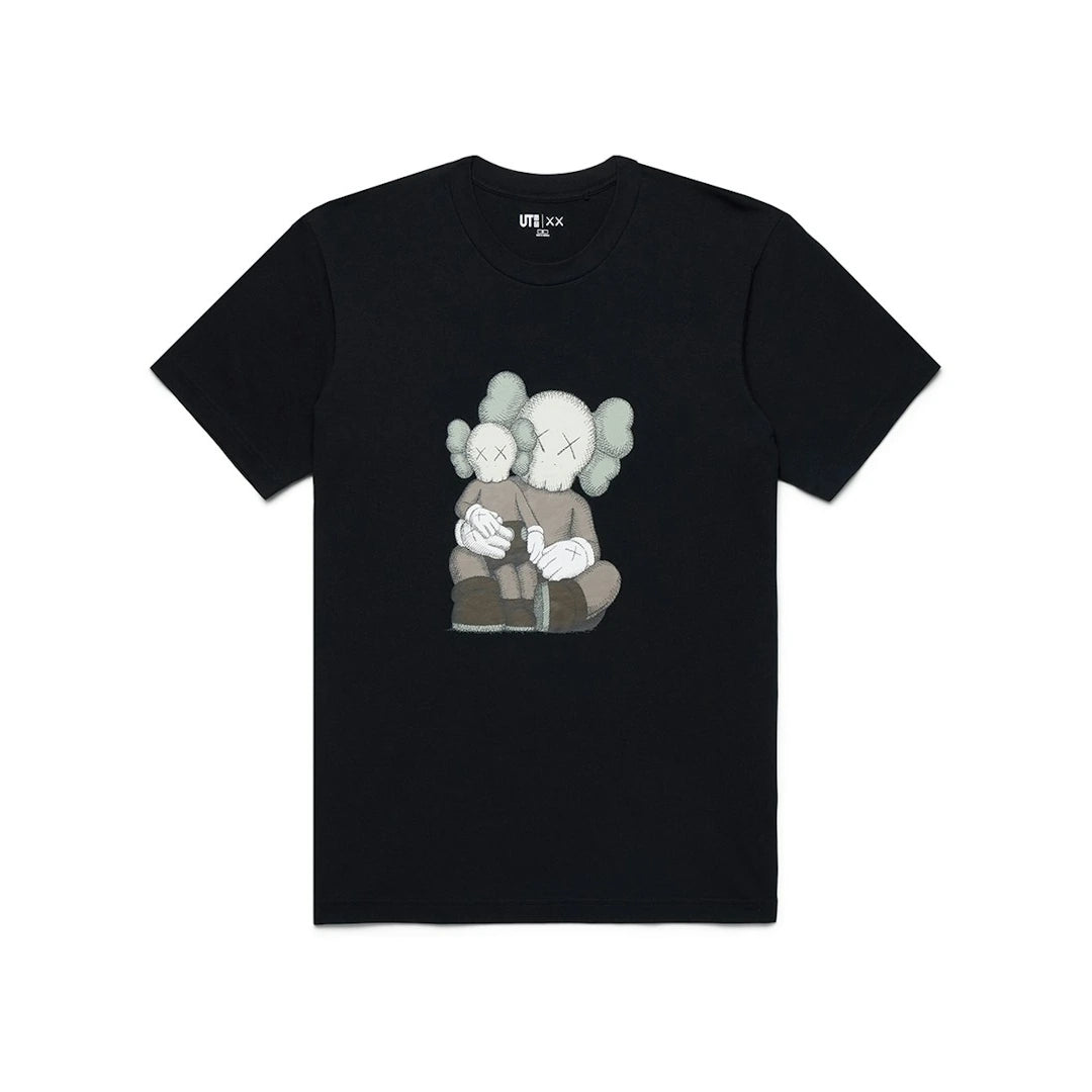 KAWS x Uniqlo UT Short Sleeve Graphic T-shirt Black Front