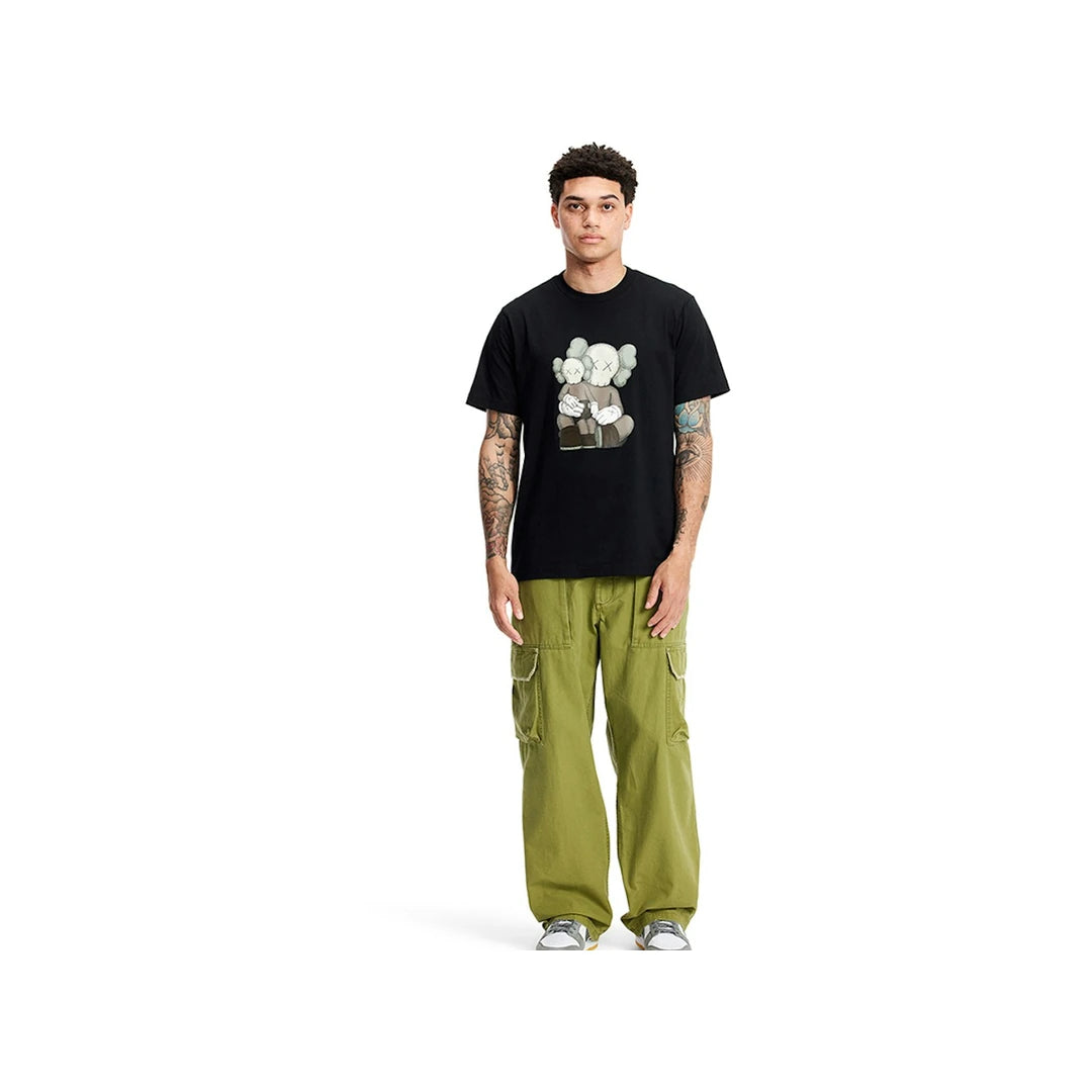 KAWS x Uniqlo UT Short Sleeve Graphic T-shirt Black Outfit