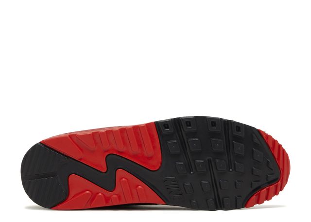 Nike Air Max 90 Anthracite Mystic Red Bottom